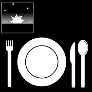 Pictogram for avondeten