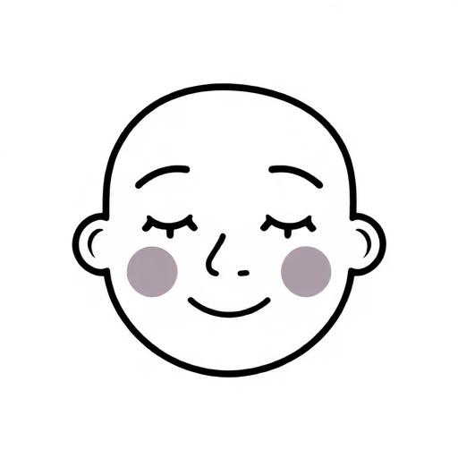 Pictogram voor rustig