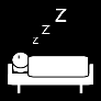Pictogram for slapen